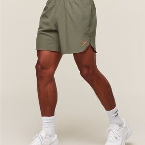 Men's Athletic Shorts 6” in Base Green by GYMSHARK